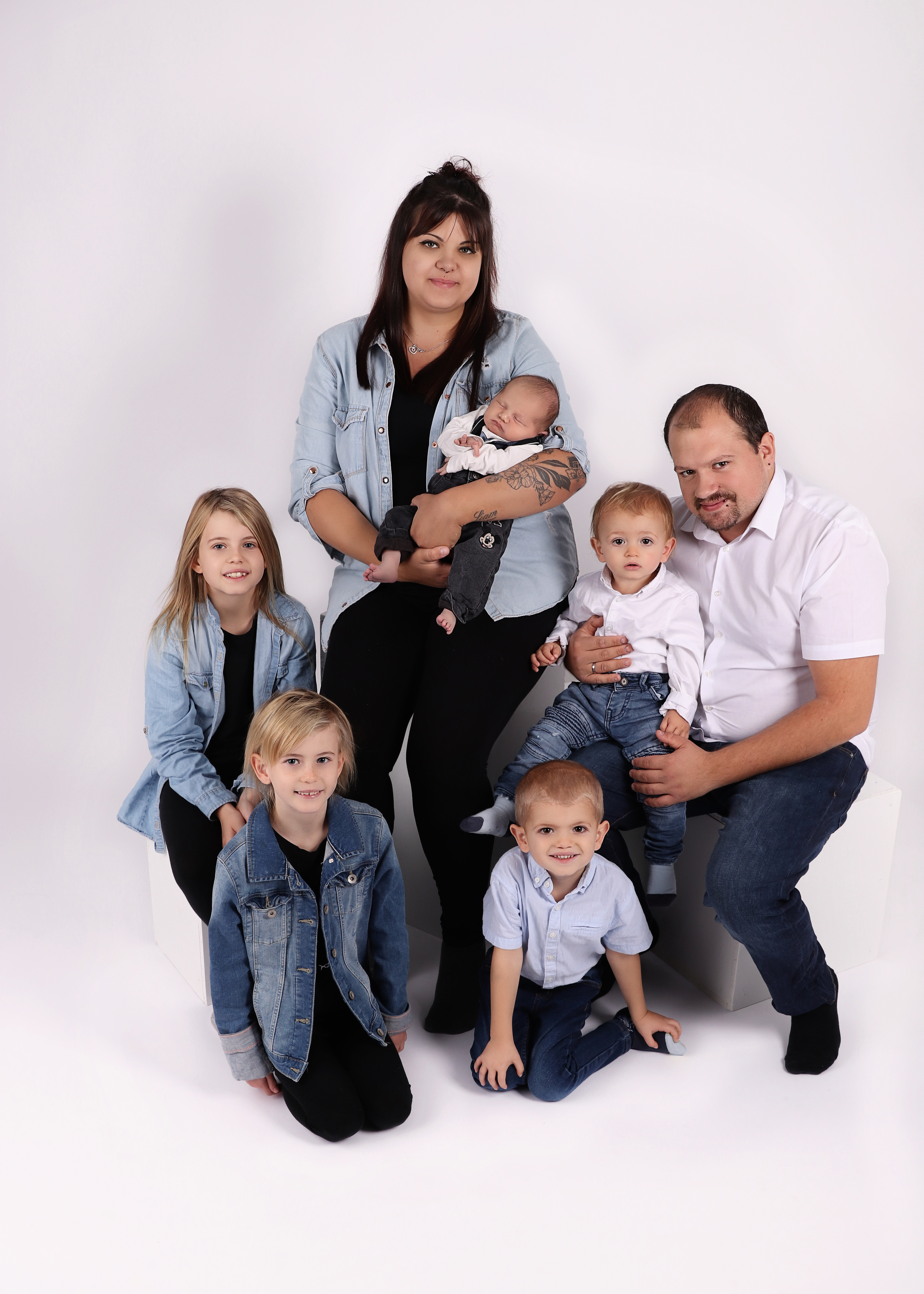 Schönes Familienfoto, bei Sasy Photography