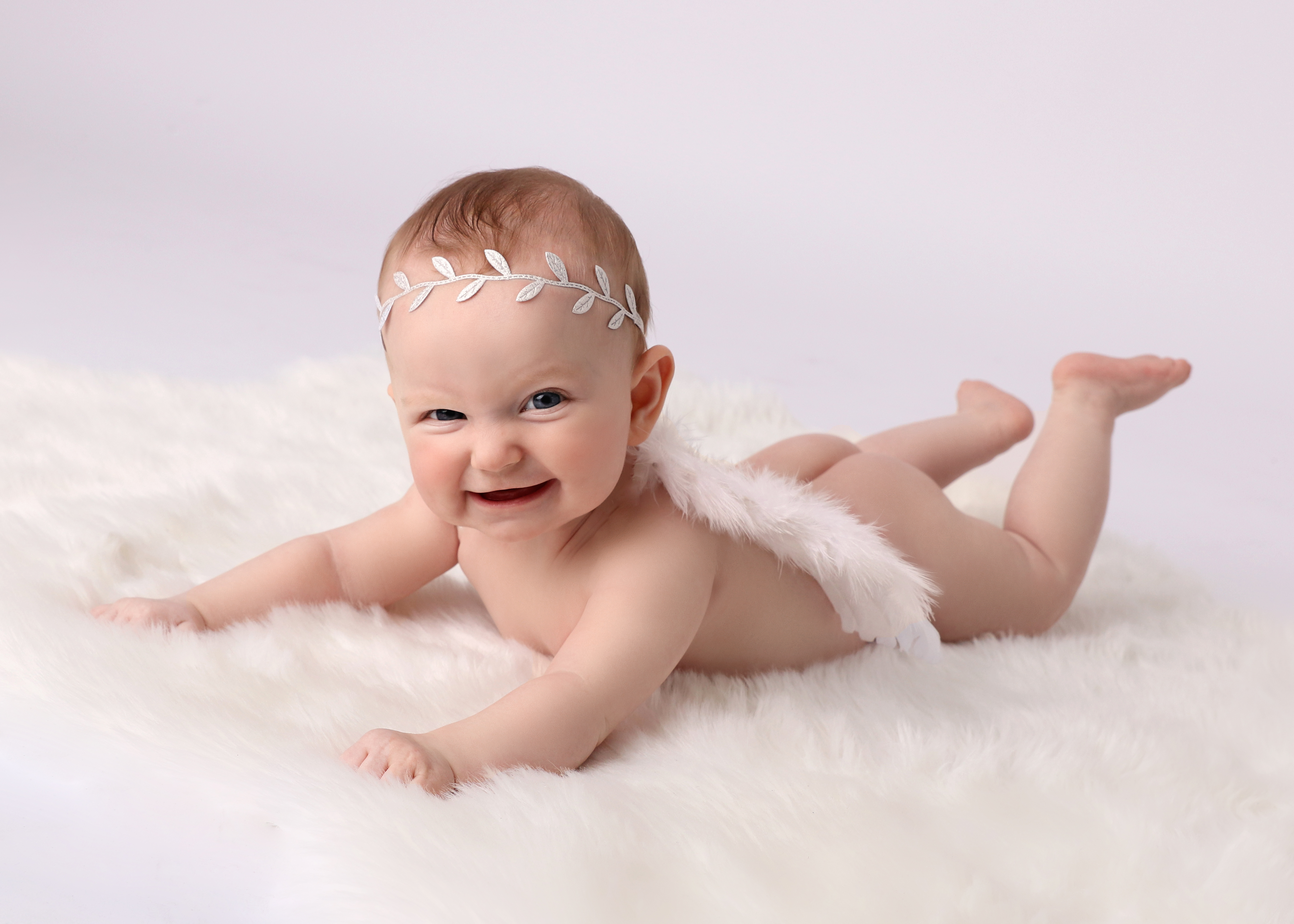 Grinsende Babies, bei Sasy Photography